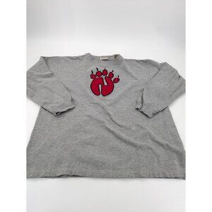 C.C. Creations Long Sleeve T-Shirt Size Large Grey NCAA Football
